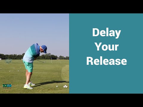 How to delay the release in your golf swing.(The oldest trick in the book)