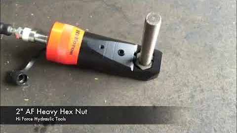 How a hydraulic nut splitter operates