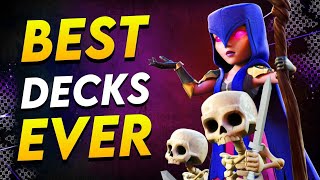 Playing the Best Decks in Clash Royale on Top Ladder!