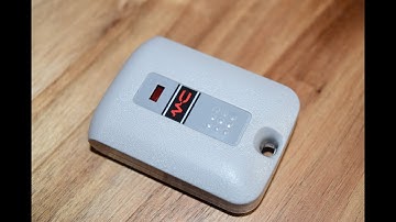 MultiCode 3070 Remote Garage battery change - EASY DIY