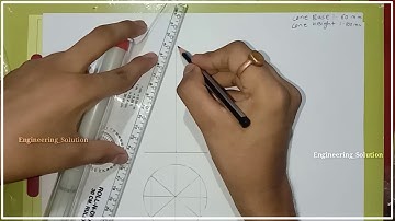 // Helix Of Cone // How To Draw Helix Of Cone // Helix Graphic // Spiral // Engineering Graphics