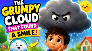 The Grumpy Cloud That Found a Smile! | Fun Bedtime Story for Kids 🌈