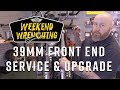 How to service 39mm front forks  spring upgrade