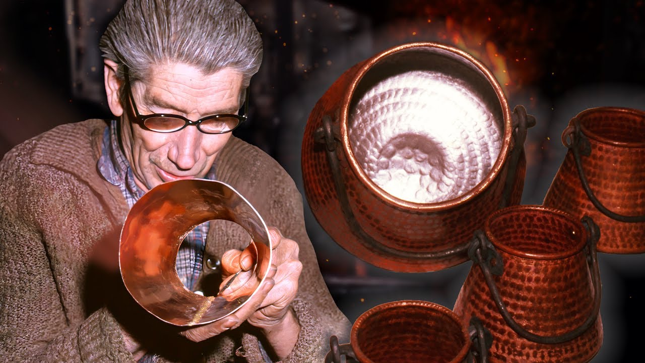 КАЛДЕРЫ и ГОРШКИ из меди РУЧНАЯ РАБОТА опытным мастером-КАЛДЕРЕРОМ