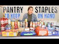 PANTRY STAPLES FOR EASY MEALS: STAPLE INGREDIENT MEALS YOU NEED IN YOUR PANTRY