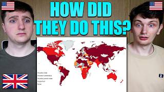 Americans React to Every Country England Has Invaded: Visualized