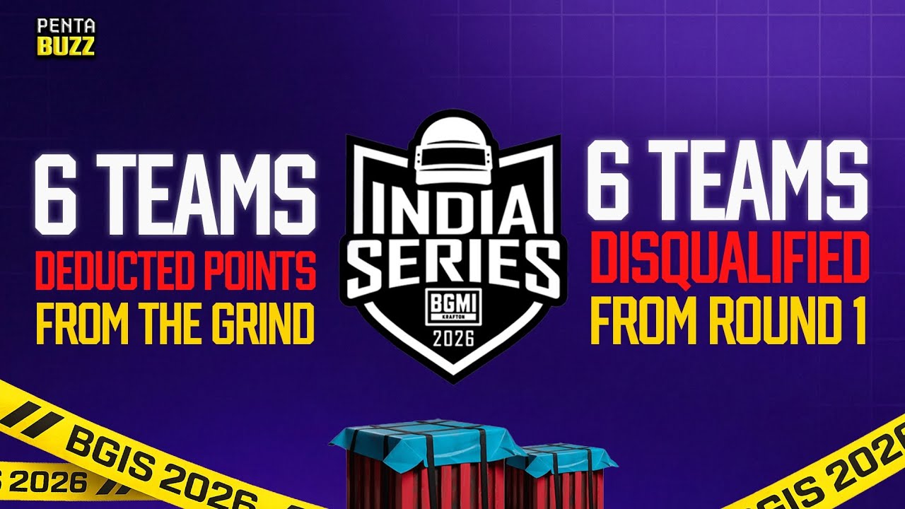 6 teams Disqualified from BGIS 2026 🏆 Points Deducted from The Grind Teams