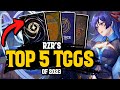 My top 5 tcgs and a deck for each