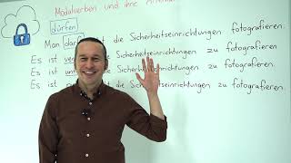 Almanca C1 İleri Seviye Ders - 11 Modalverben Und Ihre Alternativen - Dürfen Almanca Fiiller