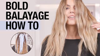 How to Balayage Thick Hair with Bold Results | High-Impact Blonde Hair Color Tutorial | Kenra Color