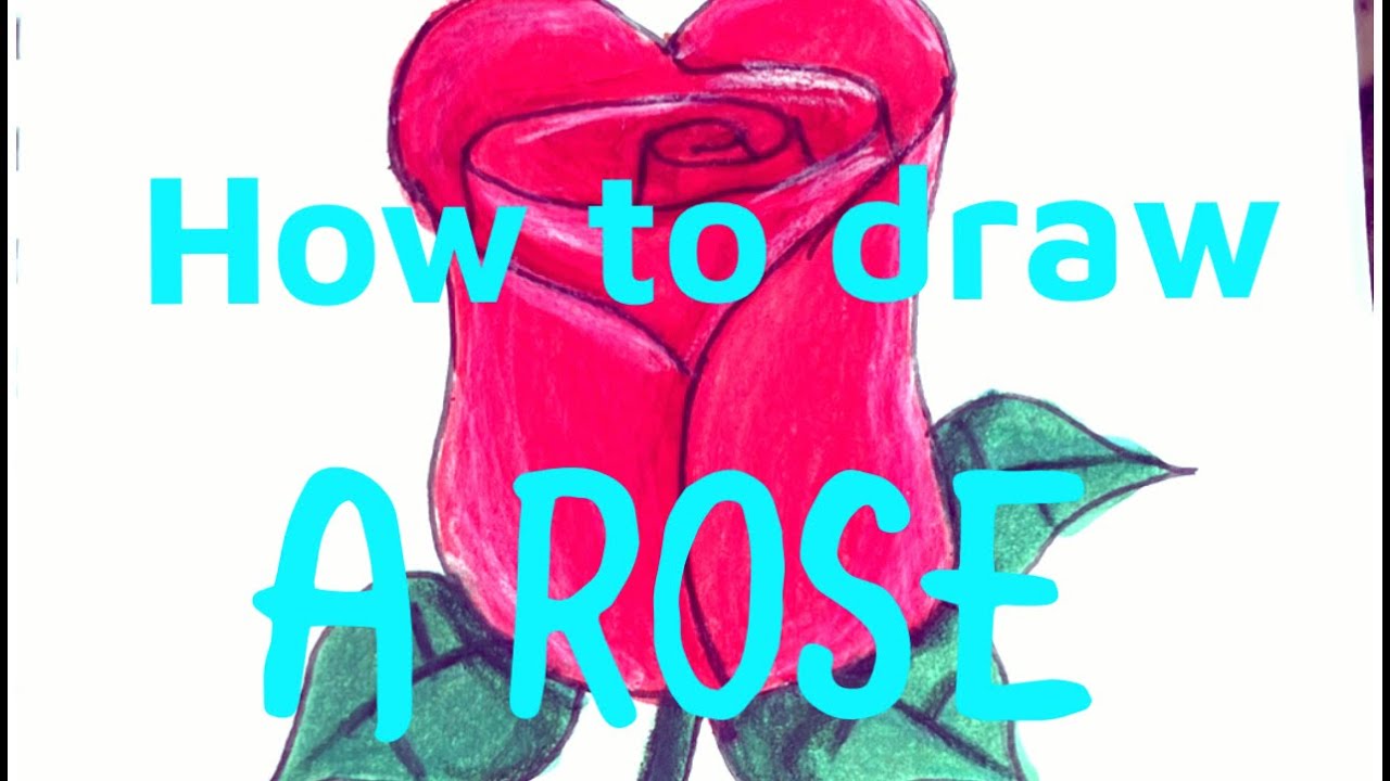 How to Draw a Rose easy Starting With a Heart YouTube