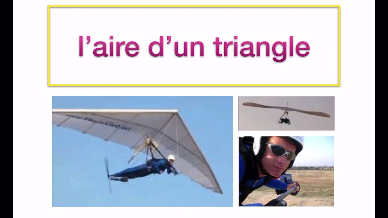 LA GÉOMÉTRIE #15 cours - l’aire d’un triangle
