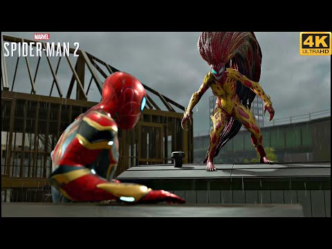 MCU Iron Spider vs Scream - Marvel's Spider-Man 2 (4K 60FPS)