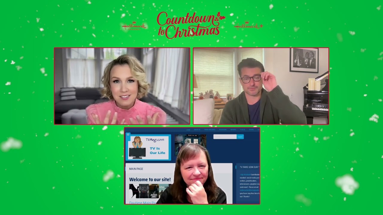 Interview with Ginna Claire Mason & Wes Brown of "A Newport Christmas" on Hallmark 10/29/25