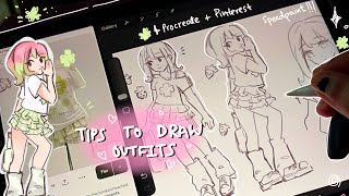 3 TIPS TO MAKE CUTE OUTFITS FOR YOUR OC! ✨🍡🍀