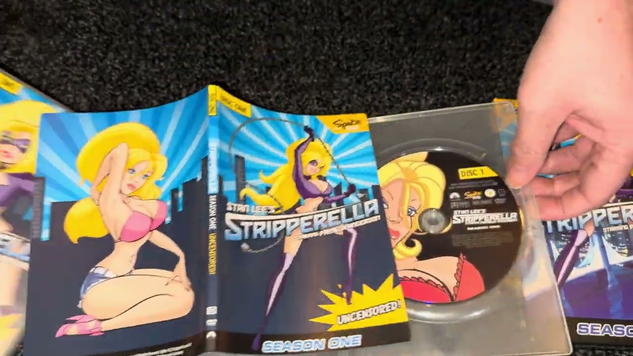 Nostalgamer 4K Unboxing Stan Lees Stripperella Season One On DVD Region 1 One