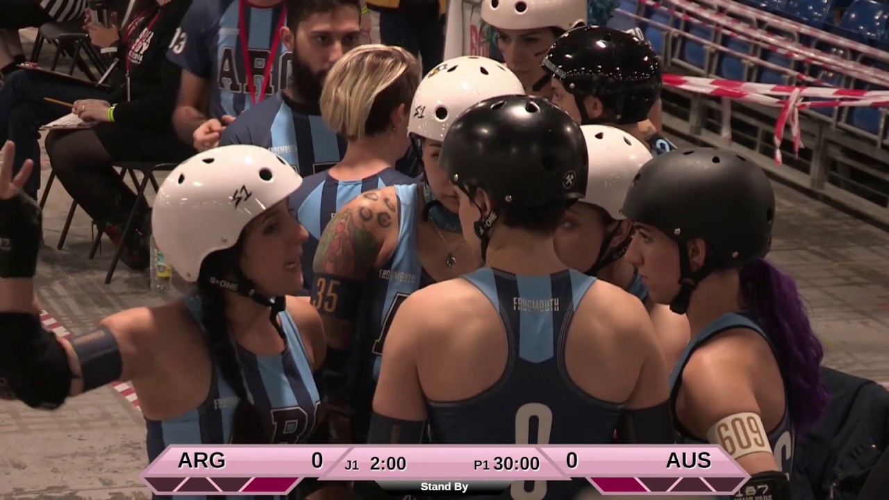 Roller Derby World Cup 2018 Argentina vs. Australia
