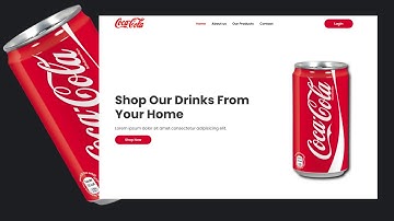 How To Create Responsive HTML CSS Website  -   Coca Cola Landing Page