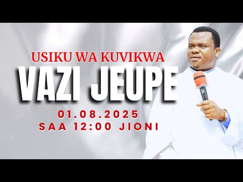 LIVE 1 08 2025 SWAHILI MKESHA WA USIKU WA KUVIKWA VAZI JEUPE NA KUHANI MUSA