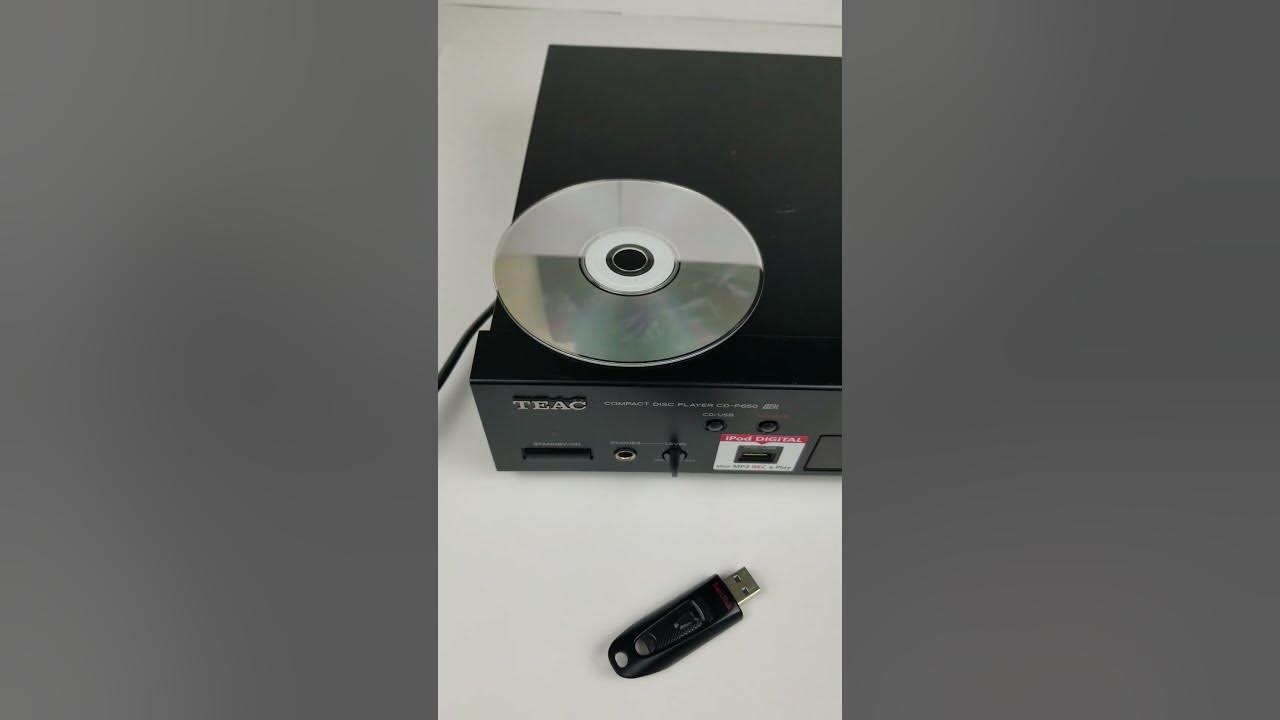This CD Player can turn CDs into MP3s on a USB Drive! shorts YouTube