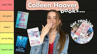 tier ranking every Colleen Hoover book I've read ♡ isabella gerli
