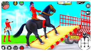 لعبة نقل الحيوانات ألعاب شاحنات - ألعاب محاكاة نقل الحيوانات /Animal transport truck screenshot 2