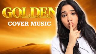 GOLDEN x One hand vs Two hands vs No hands challenge! Shfa vs Ghazal and Soso (Cover)