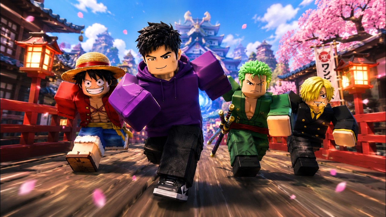 ကျွန်တော် Luffy တို့နဲ့ အပြေးပြိုင်ခဲ့တယ် | ONE PIECE ESCAPE ROBLOX
