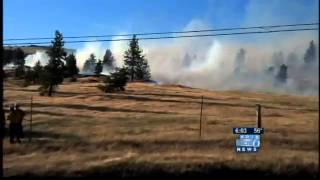 Major creek fire Lyle Wa