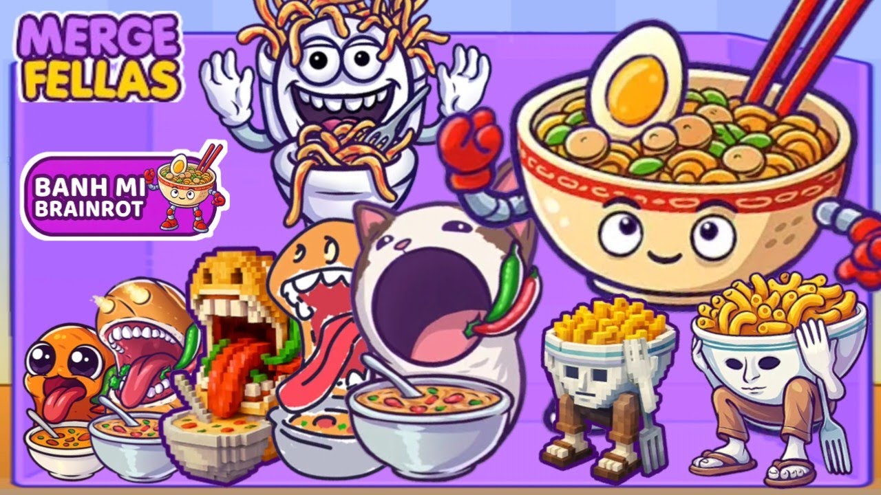 Merge Fellas BANH MI RAM Brainrot ⁉️ Boss + Boss New Update | The Ultimate Max Level