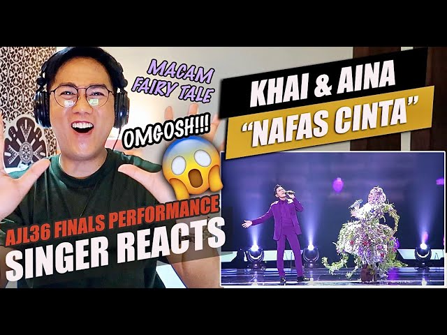 Khai Bahar & Aina Abdul - Nafas Cinta #AJL36 | SINGER REACTION class=