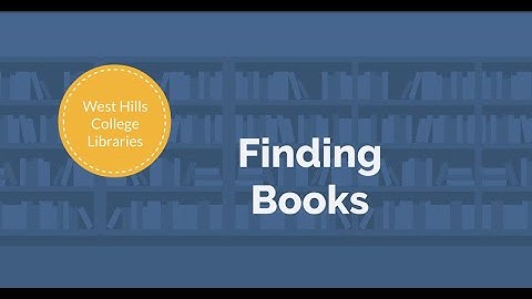 Finding Books | WHCCD Libraries