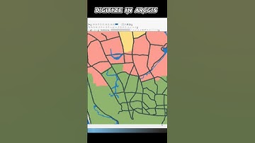 Digitizing Scanned Map in ArcGIS  #arcgis #digitization #shapefile