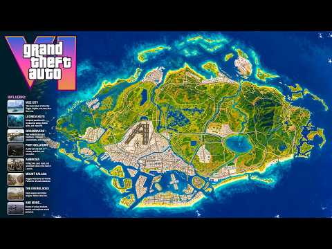 GTA 6 Map! How Big is it vs GTA 5 Map vs RDR2 Map Size comparison? (GTA 6 News)