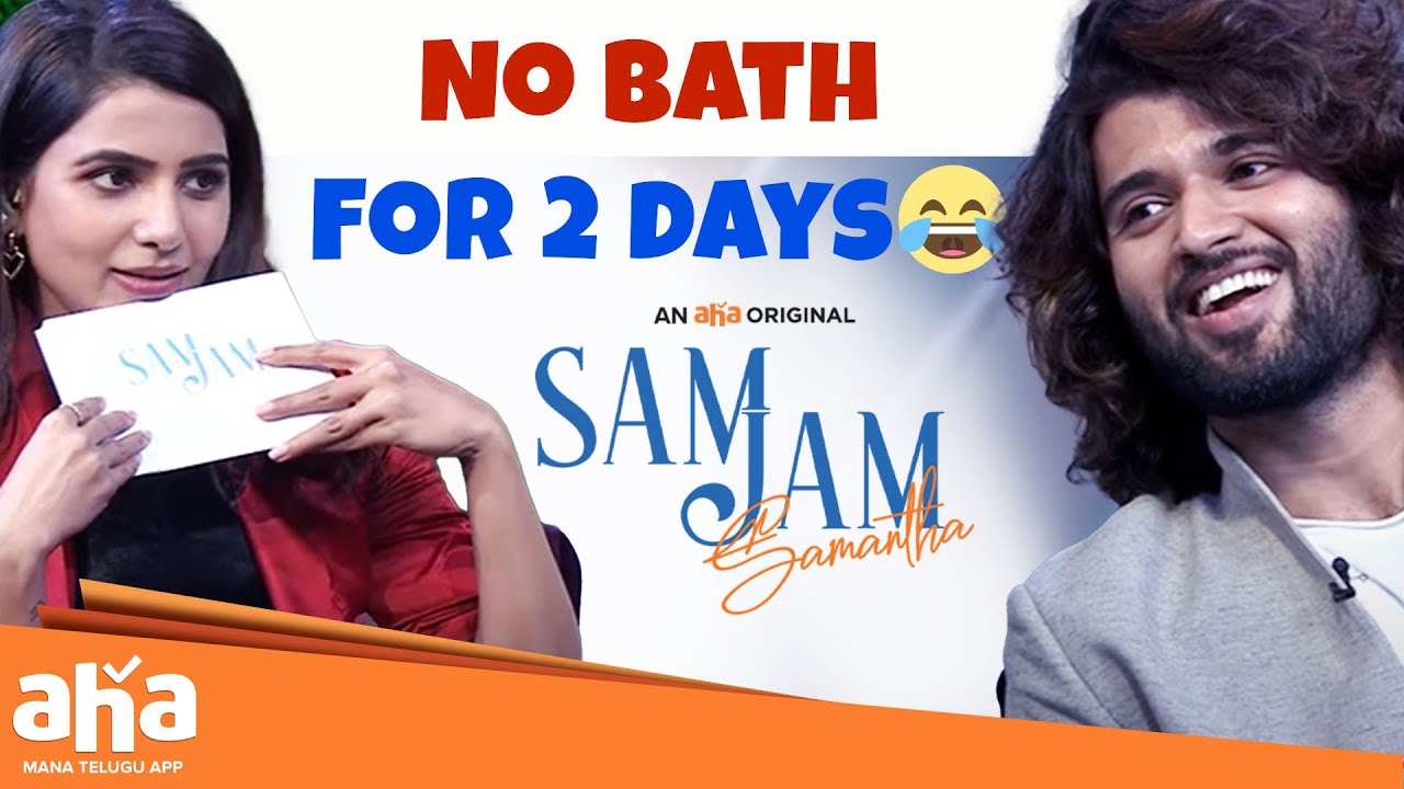 Sam Jam Talk Show | Samantha & Vijay Deverakonda Funny Chat | Telugu Interviews | Aha Video IN