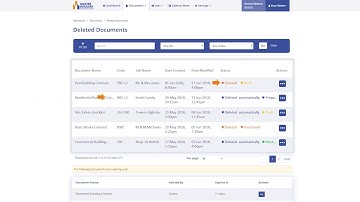 eDocs tutorial Part 10 Deleted documents