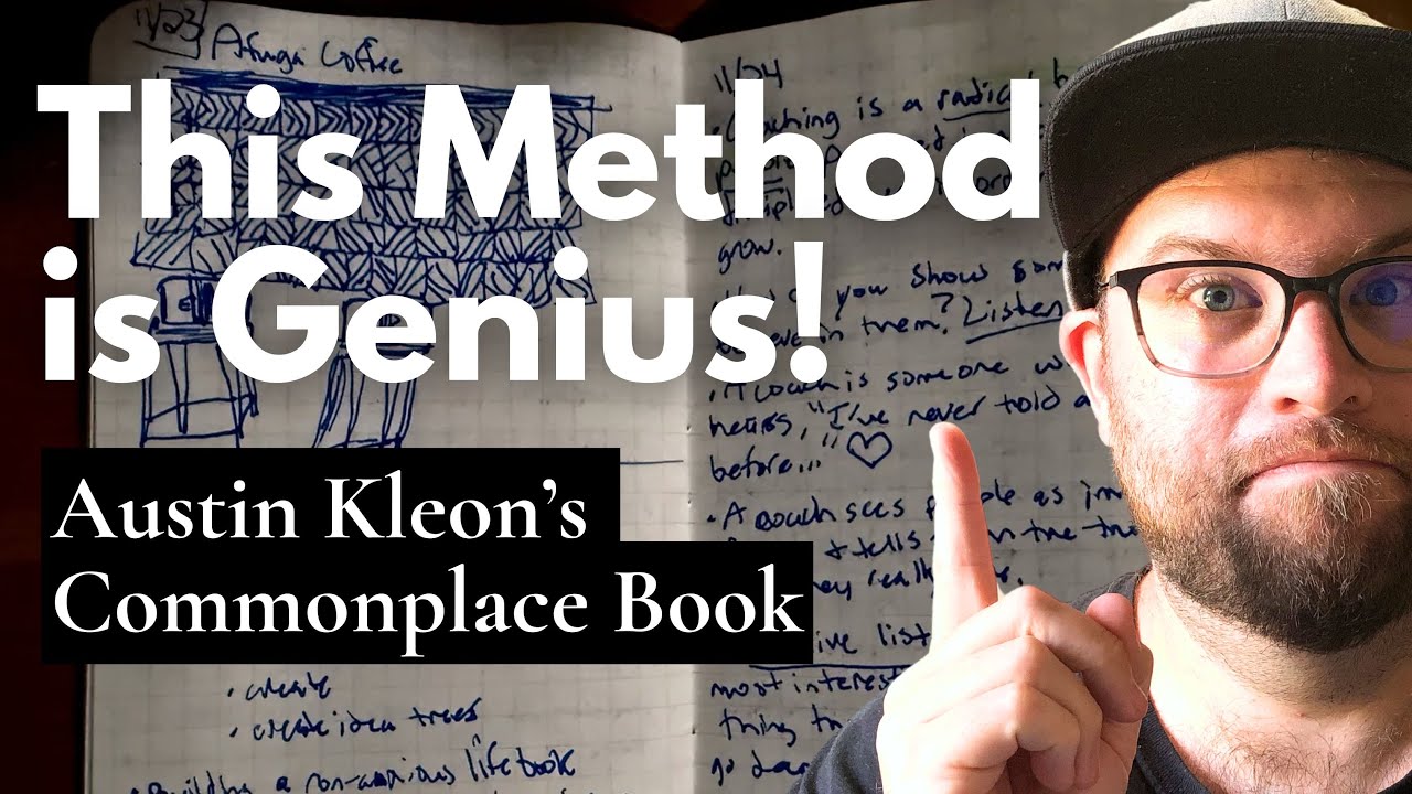 Austin Kleon’s Genius Commonplace Book Method (A Better Way to Save Ideas & Quotes)