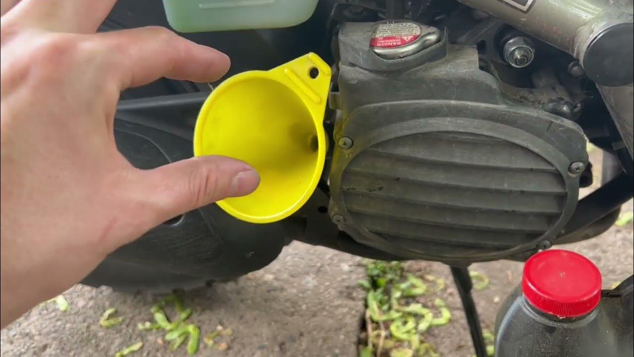 Quick Honda Ruckus Oil Change YouTube