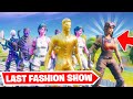 MY LAST FORTNITE FASHION SHOW...