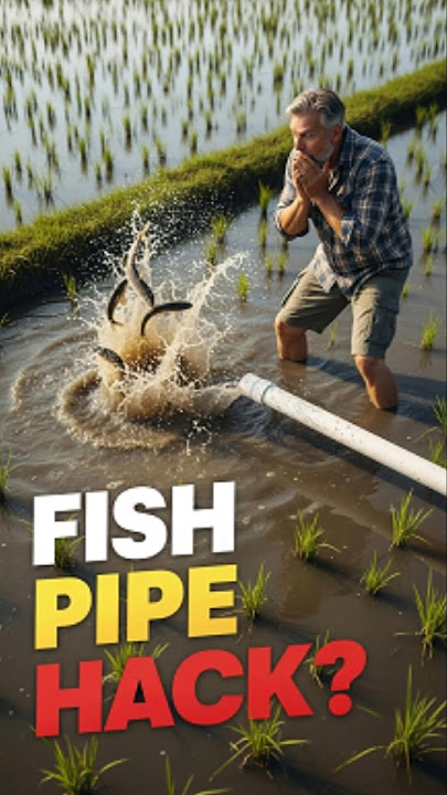INSANE Pipe Fishing Trick! You Won’t Believe Where These Fish Came From