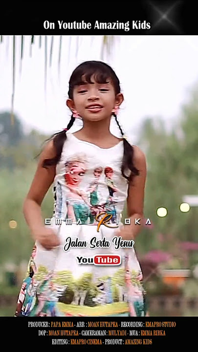 JALAN SERTA YESUS - EMMA RIBKA #shorts #sekolahminggu #kidungceria #shortsyoutube #fyp