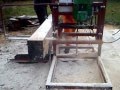 Trak łańcuchowy samoróbka 5.5 kw Chain saw mill homemade Пилорама самодельна цепная