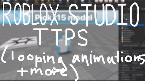 ROBLOX STUDIO TIPS (HOW TO LOOP ANIMATIONS + MORE)