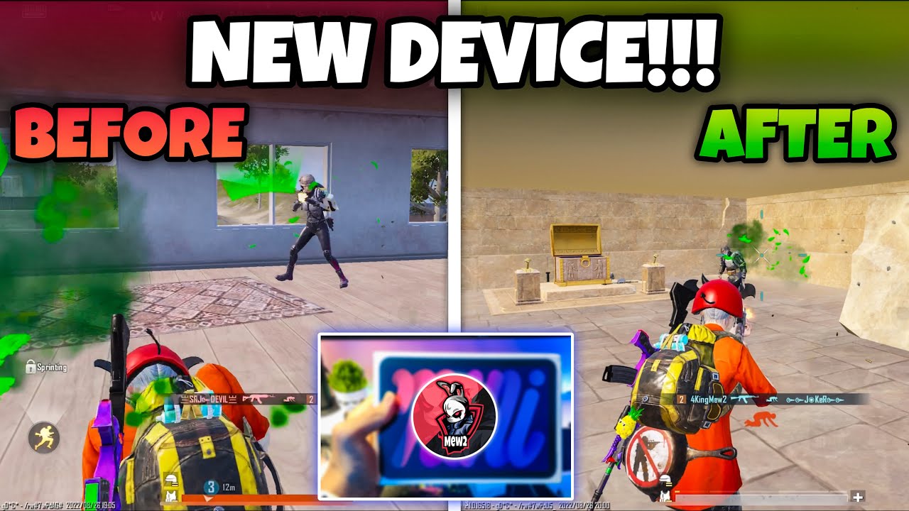 MEW2 GOT A NEW DEVICE FOR BGMI & PUBG MOBILE🔥TIPS AND TRICKS