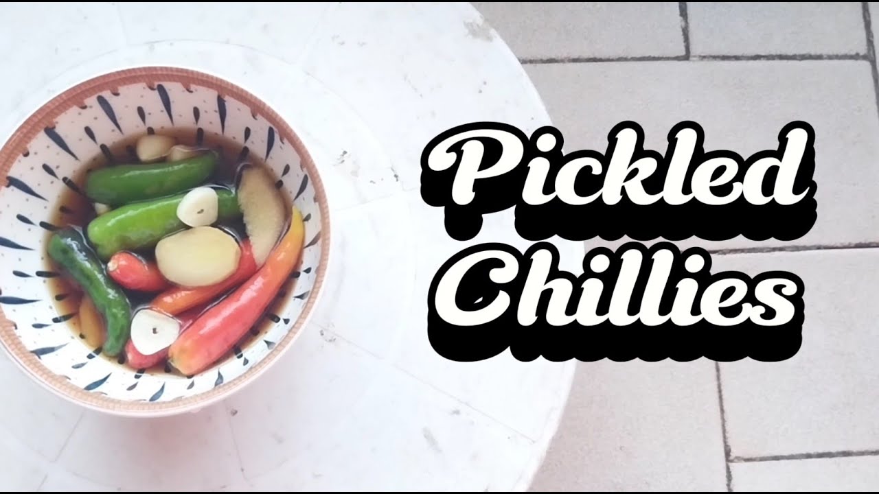🌶 Pickled chillies 【🌶 Piments marinés】