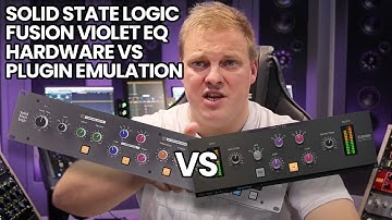 Solid State Logic Fusion Violet EQ Hardware VS Plugin Emulation