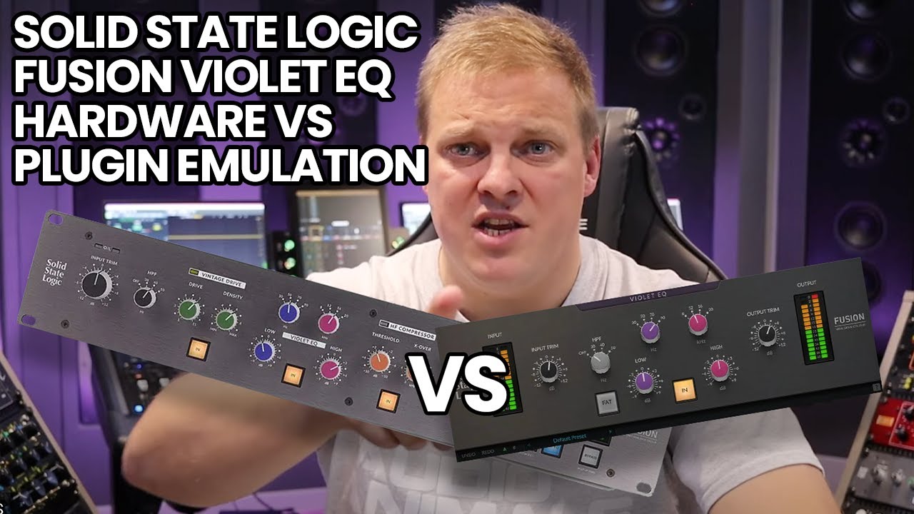 Solid State Logic Fusion Violet EQ Hardware VS Plugin Emulation - YouTube