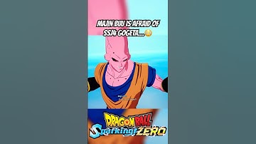 MAJIN BUU IS AFRAID OF SSJ4 GOGETA #dragonballsparkingzero #sparkingzero #anime