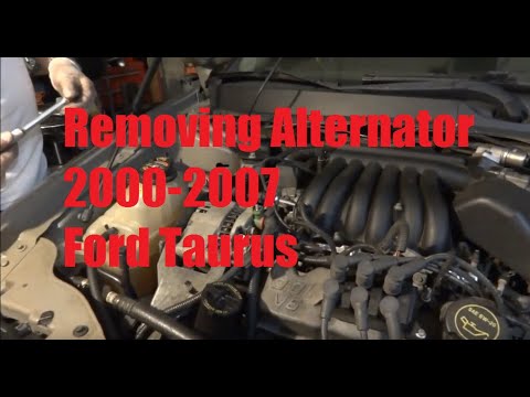 Replace alternator ford taurus 1999