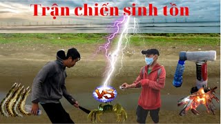 Cắm Trại Sinh Tồn Không Mang Đồ Ăn Và Nước Uống Ngoài Bờ Biển | Trận Chiến Sinh Tồn | Vũ Trụ Vlogs